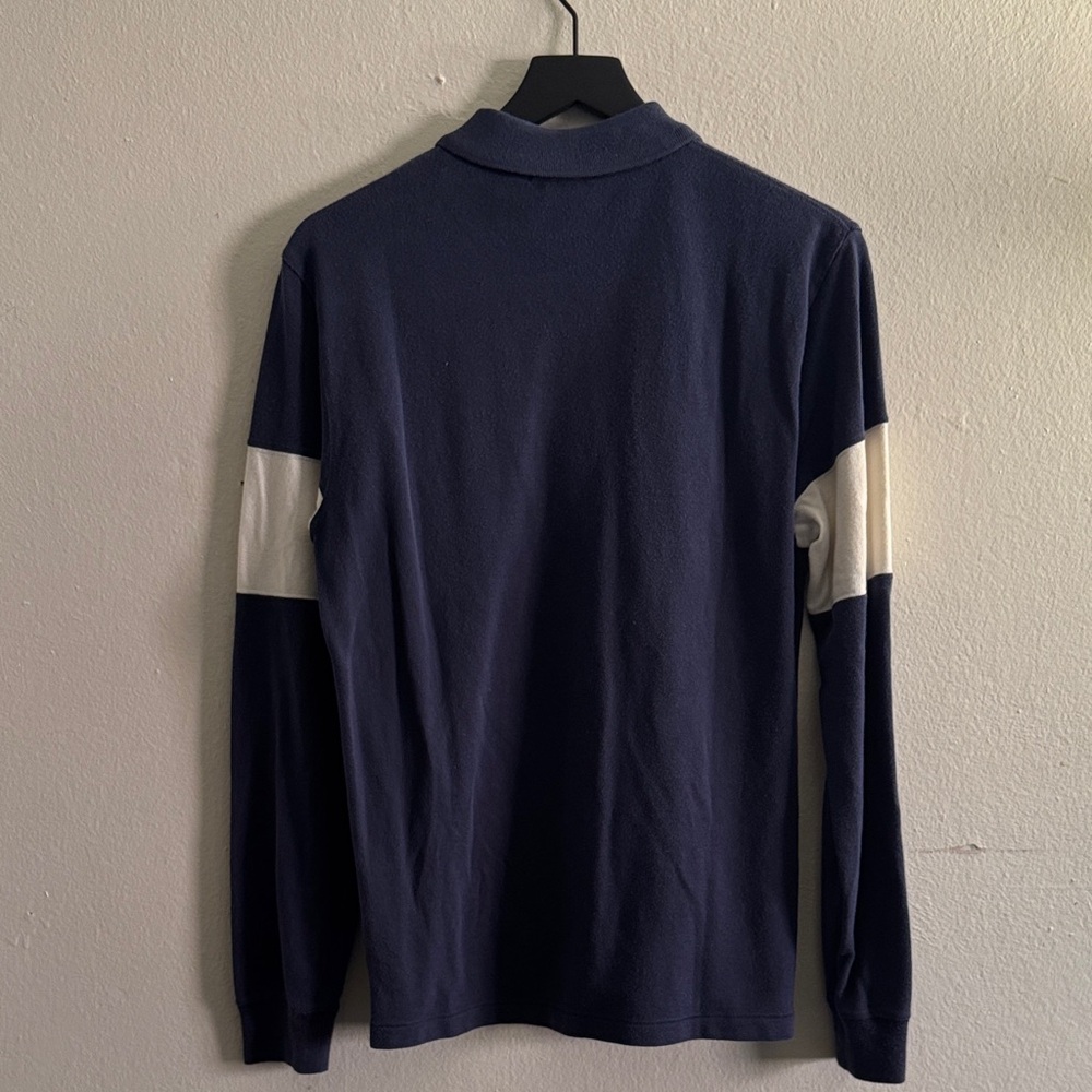 Rugby Ralph Lauren Navy Polo with White and Gold Details - Picture 2 of 3